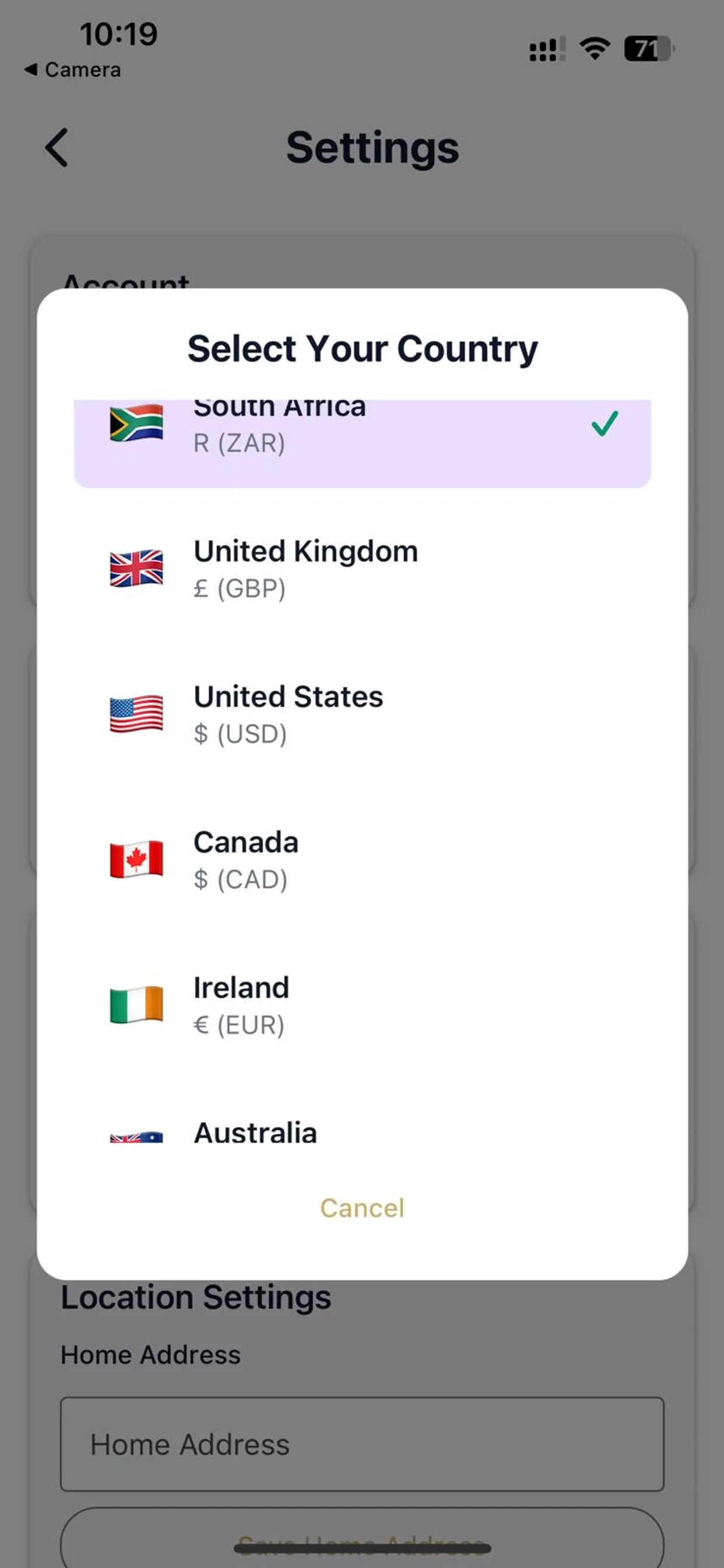 Select from 7+ Countries