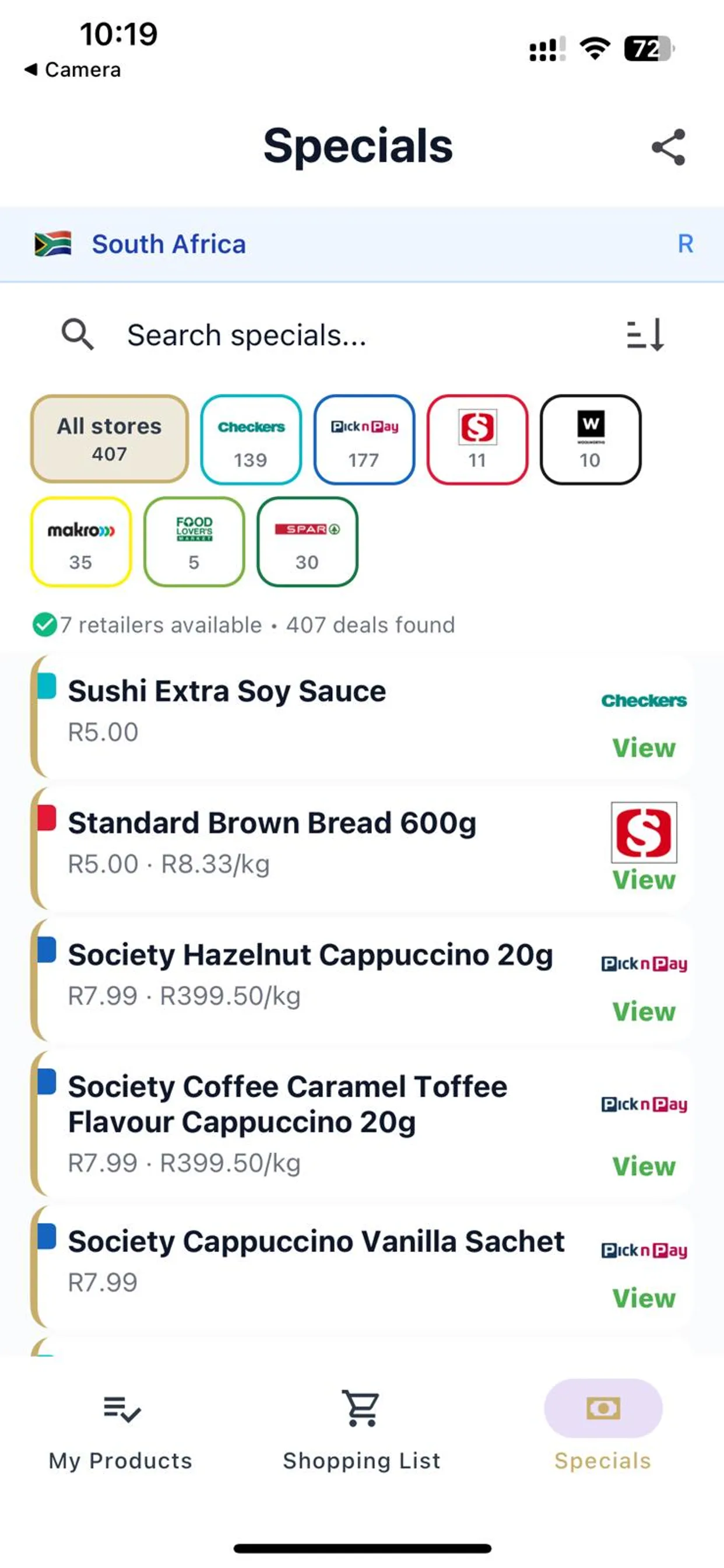 Pently - SA Specials